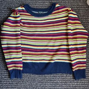 Wild Fable Rainbow Striped Sweater